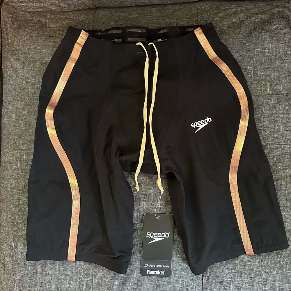 Speedo Men's Fastskin LZR Pure Intent High Waisted Jammer Size 24